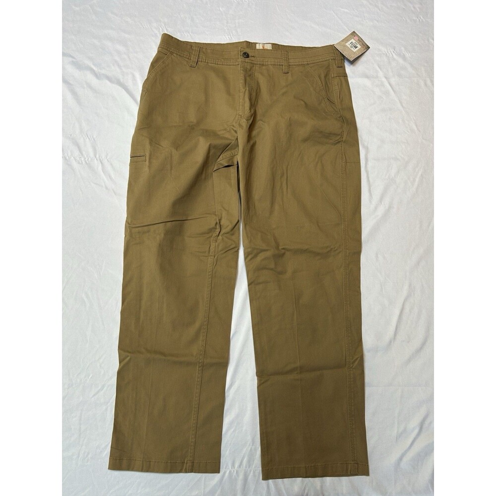Field and Stream Men's 40x32 Stretch Utility Pants Khaki Brown NWT New